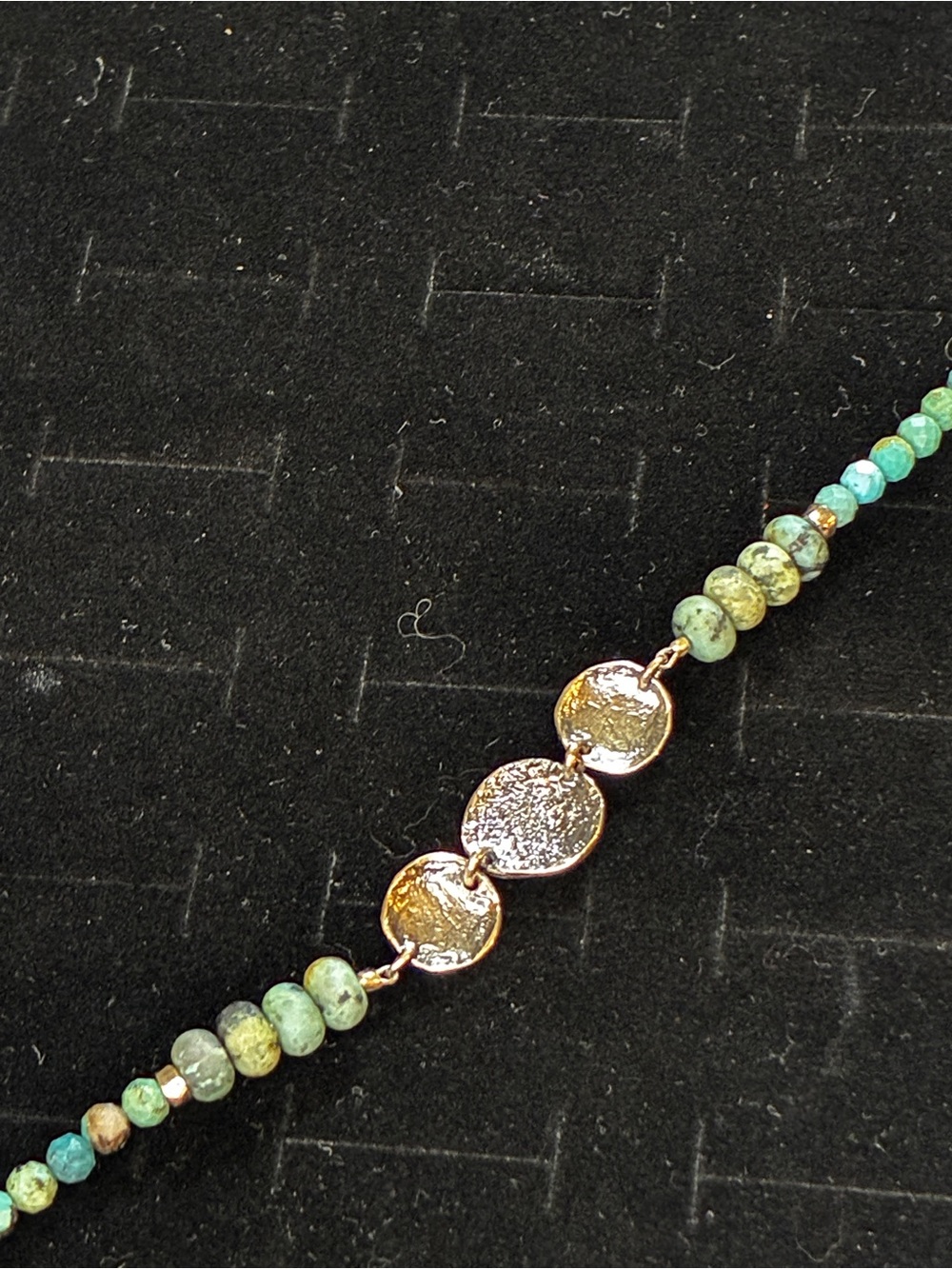 Handcrafted Sterling Silver beaded bracelet new